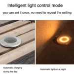 2 PCS 20LEDs Outdoor Waterproof Solar Garden Light Lawn Buried Light - Image 6