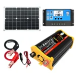 Home Solar Generator Inverter+30A Controller+18W 12V Solar Panel, Specification: