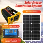 Home Solar Generator Inverter+30A Controller+18W 12V Solar Panel, Specification: - Image 11
