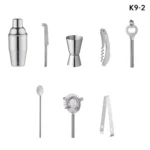 Bamboo and Wood Rack Bartending Tool Set, Spec: - Image 4