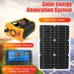 Home Solar Generator Inverter+30A Controller+18W 12V Solar Panel, Specification: - Image 11