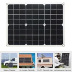 Home Solar Generator Inverter+30A Controller+18W 12V Solar Panel, Specification: - Image 7