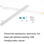 Ultra-thin Smart LED Human Body Sensor Light Bar, Length: - Image 4