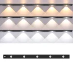 Ultra-thin Smart LED Human Body Sensor Light Bar, Length: 80cm(Space Silver)