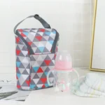 Travel Diaper Storage Bag Hang Baby Stroller Thermal Insulation Bottle Bag - Image 7