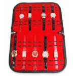 PU Leather Large Capacity Jewelry Watch Display Storage Bag - Image 7