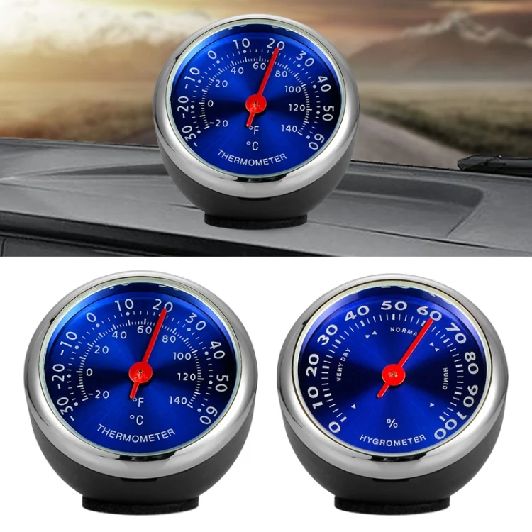 TBD0602417401_B1.webp Mini Car Dashboard Thermometer Hygrometer Mechanical Decoration - Image 2
