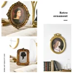 Retro Imitation Wood Home Decor Photo Frames, Spec: - Image 3