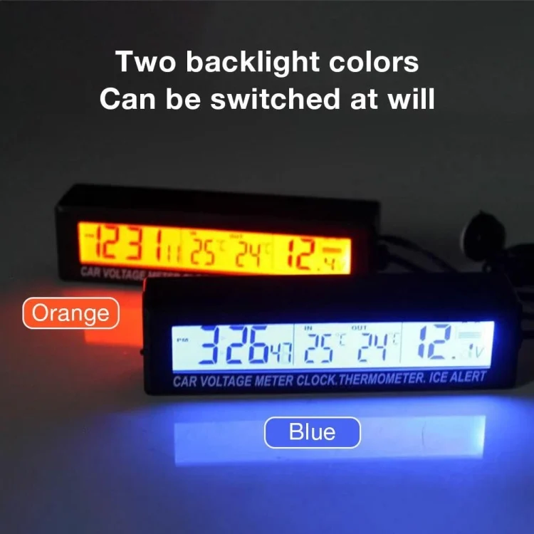 TBD0602418501_B6.webp Car Inside And Outside Dual Temperature+Clock+Voltage LED Electronic Display - Image 7