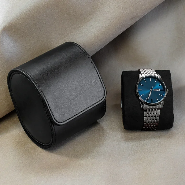 PU Leather Watch Protective Dustproof Display Box Portable Storage Box