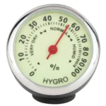 Car Night Light Thermometer Humidity Meter Mechanical Mini Ornament