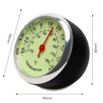 Car Night Light Thermometer Humidity Meter Mechanical Mini Ornament - Image 2