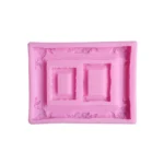 Vintage Photo Frame Liquid Silicone Fondant Mould - Image 2