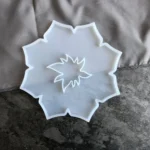 Irregular Flower Coaster Epoxy Silicone Mold - Image 3