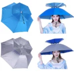 Double-layer Fishing Umbrella Hat Outdoor Sunscreen And Rainproof Folding Umbrella Hat - Image 7