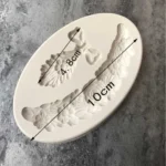 5 PCS Pattern Lace Decorative Liquid Silicone Fondant Mould - Image 2