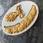 5 PCS Pattern Lace Decorative Liquid Silicone Fondant Mould - Image 4