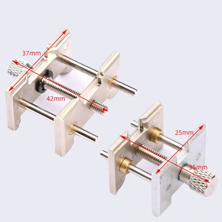 TBD0602432201_B4.webp 2 In 1  Watch Movement Holder Clip Base Metal Multi Function Vise Clamp, Random Color Delivery - Image 5