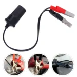 Car Inflatable Pump Battery Clip Emergency Battery Connection Cable - Image 5