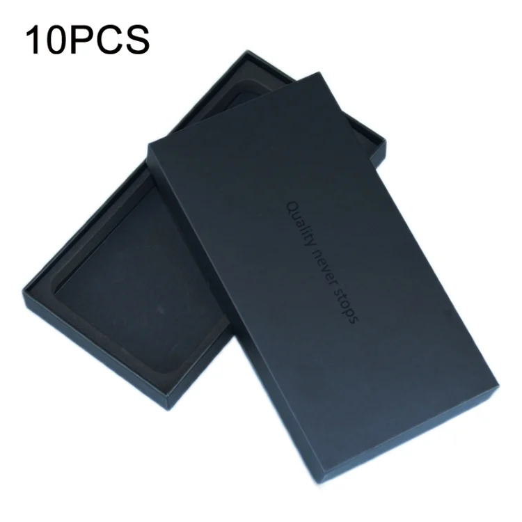 10 PCS Solid Color Phone Case/Tempered Film/Support Frame Box