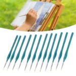 12 In 1 Triangle Pole Nylon Wool Hook Line Pen Set - Image 7