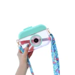 Camera Plastic Cup Children Straw Juice Cup Travel Leisure Water Cup - Image 3