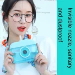 Camera Plastic Cup Children Straw Juice Cup Travel Leisure Water Cup - Image 5