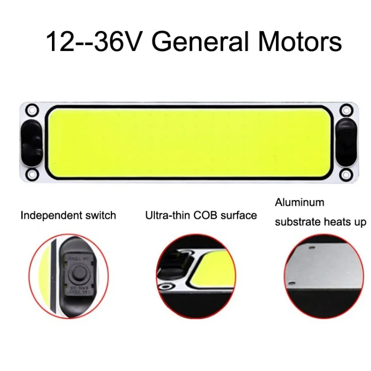 TBD0602435801_B2.webp 2PCS Car Cab LED Reading Light COB Truck Interior Light Dome Lamp - Image 3