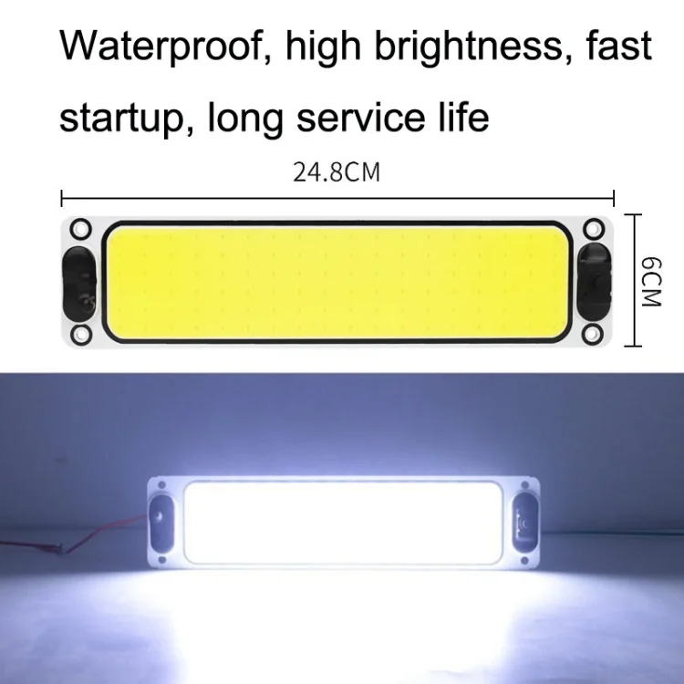 TBD0602435801_B4.webp 2PCS Car Cab LED Reading Light COB Truck Interior Light Dome Lamp - Image 5