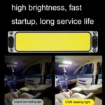 2PCS Car Cab LED Reading Light COB Truck Interior Light Dome Lamp - Image 6