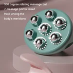 Calf Muscle Relaxation Abdominal Ball Meridian Massager, Color: - Image 2