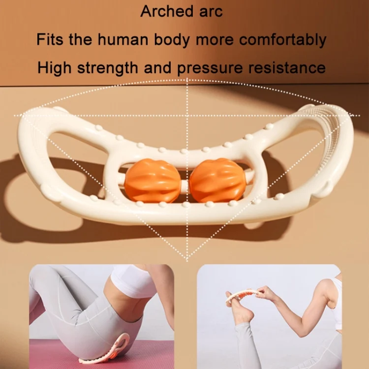 TBD0602439001_B2.webp Massage Stretching Yoga Assisted Ring With Raised Point Roller - Image 3