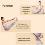 Massage Stretching Yoga Assisted Ring With Raised Point Roller - Image 5