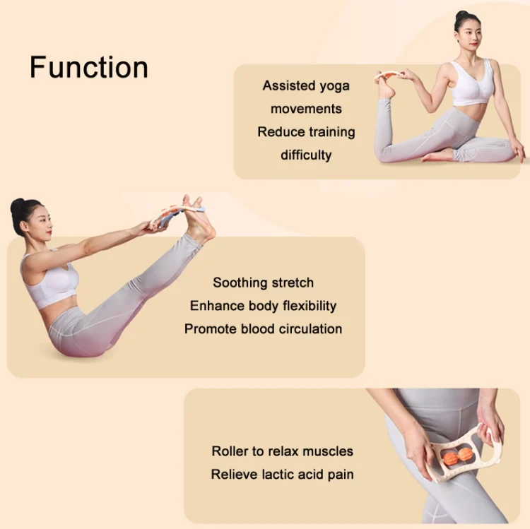 TBD0602439001_B4.webp Massage Stretching Yoga Assisted Ring With Raised Point Roller - Image 5