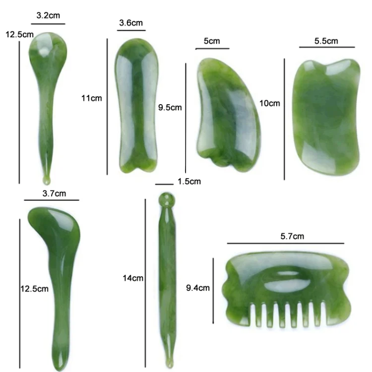 TBD0602439401_B2.webp 7PCS/Set Facial Tendon Stick Facial Scraping Board Meridian Acupuncture Pen - Image 3