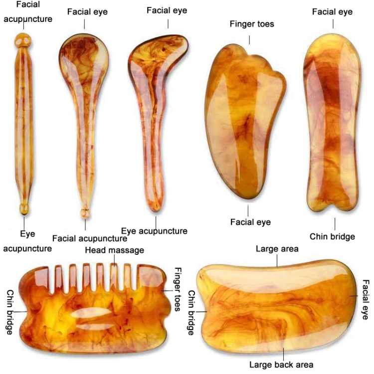 TBD0602439401_B3.webp 7PCS/Set Facial Tendon Stick Facial Scraping Board Meridian Acupuncture Pen - Image 4