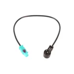 2 PCS Car ISO Female Port To FAKRA Audio Antenna Adapter Plug - Image 2