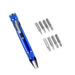 8 In 1 Screwdriver Aluminum Alloy Combination Disassembly Pen Repair Screwdriver