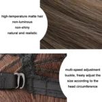 Women Tinfoil Permed Natural Fluffy Full Head Cover Wig - Image 3