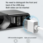 SHUNWEI Car Cigarette Lighter Charger 12/24V USB Converts Socket, Style: - Image 4