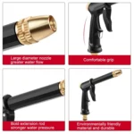 High Pressure Car Wash Hose Telescopic Watering Sprinkler, Style: - Image 4