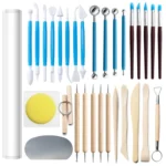 32-in-1 Clay Pottery Clay Carving and Making Combination Tool - Image 2