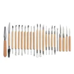 Pottery Tool Set Pottery Clay Stone Carving Knife DIY Clay Combination Tool - Image 7