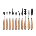 13 In 1 Oil Painting Special-shaped Scraper Painting Creation Art Palette Knife - Image 2