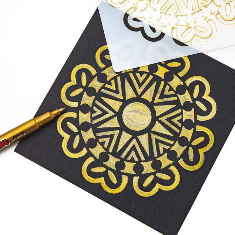 TBD06024617_3.webp 45 In 1  Mandala Tool Painting Set Cutout Template - Image 4