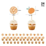 Citrus Pattern Themed Baby Birthday Party Decoration - Image 5