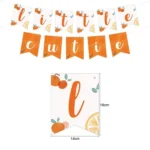 Citrus Pattern Themed Baby Birthday Party Decoration - Image 6
