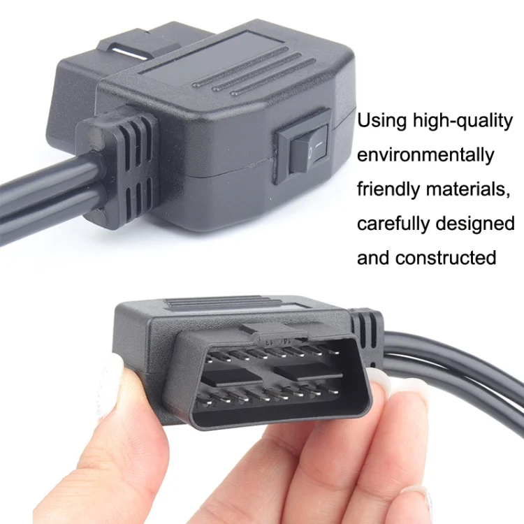 TBD0602462201_B3.webp Car OBD To Cigarette Lighter Female Seat Driving Recorder Power Cord - Image 4
