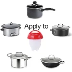 6 PCS/Set Eierkokers Cooker Silicone Non-stick Egg Steamer - Image 4