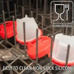 6 PCS/Set Eierkokers Cooker Silicone Non-stick Egg Steamer - Image 5